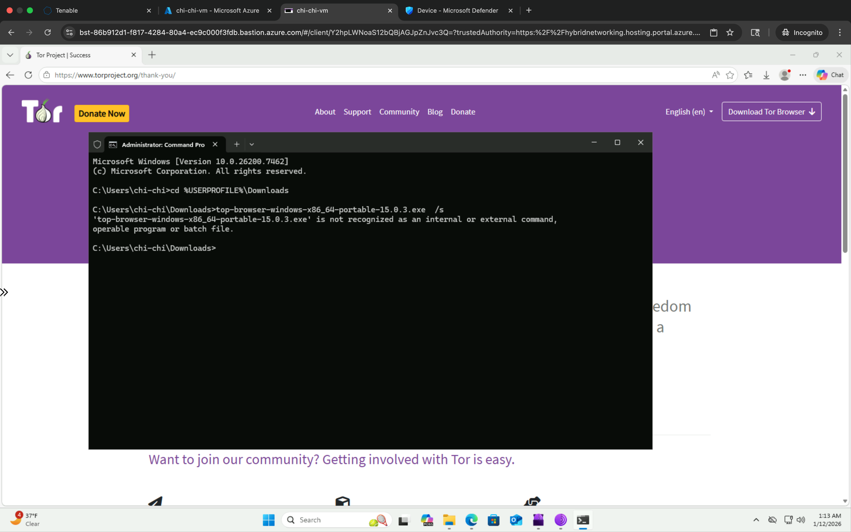 Silent install executed